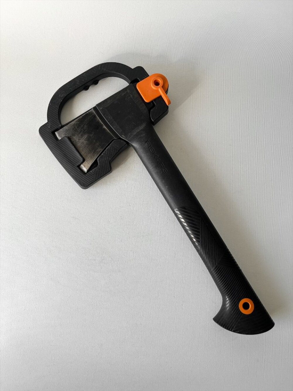 Fiskars 14" Hatchet Chopping Axe Black with Sheath Finland